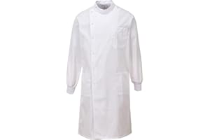 Portwest C865 Stain Resistant Howie Lab Coat Texpel Finish White, X-Small