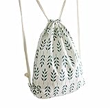Covermason Fraun Wheat Ear Kordelzug Rucksack Drawstring Backpack Strahl Port Rucksack Einkaufstasche Reisetasche Sporttasche