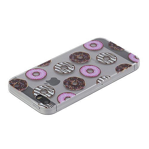 Funda iPhone 5 5S SE Silingsan Funda de Silicona TPU para iPhone 5 5S SE Carcasa Transparente Soft Clear Case Cover Funda Blanda Flexible Carcasa Delgado Ligero Caja Anti Rasgu os Anti Choque con Dise o Creativo - Donas Dulces reviews Funda iPhone 5 5S SE Silingsan Funda de Silicona TPU para iPhone 5 5S SE Carcasa Transparente Soft Clear Case Cover Funda Blanda Flexible Carcasa Delgado Ligero Caja Anti Rasgu os Anti Choque con Dise o Creativo - Donas Dulces