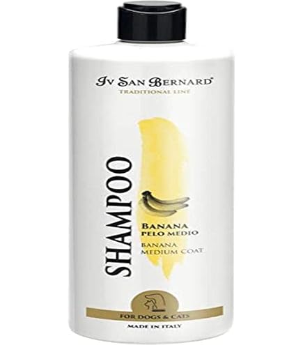IV San Bernard Shampoo Für Hunde & Katzen – Rosa Grapefruit, 1 Liter, Für Mittleres Fell, PH-neutral