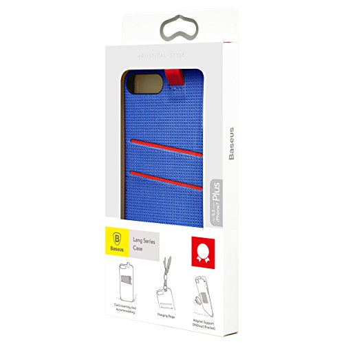IPhone 7 Plus Hülle, BASEUS Case ID Card Insert + Lanyard zurück Fall Deckung für iPhone 7 Plus 5,5 „ID-Kartenhalter Cases (blau) - 9