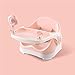 Produktbild RAQ Baby Badewanne Baby Shower Stuhl Baby Esszimmer Stuhl Kind Portable Multi-Funktions-Stuhl Essen (Farbe : Pink)