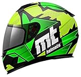  Casco infantil MT Thunder KID TORN Amarillo/Verde (S)