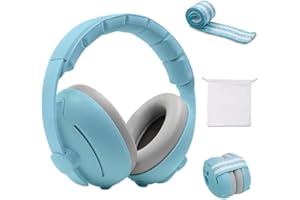 YANGUN Cascos Bebe Antiruido, Cascos Antiruido Bebe, Orejeras para Bebés, Auriculares de Protección Auditiva para Niños, Adecuado para Bebés de 0-3 Años