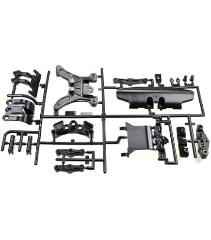 Tamiya Buggy-Felgen Star 60/35 (2 Stück) Hinten – Für DT02 Chassis & Fighter Buggy – Weiß