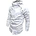 TOOGOO(R) Stylish Korea Mens Slim Fit Top Designed Hoodie Coat Sweatershirt