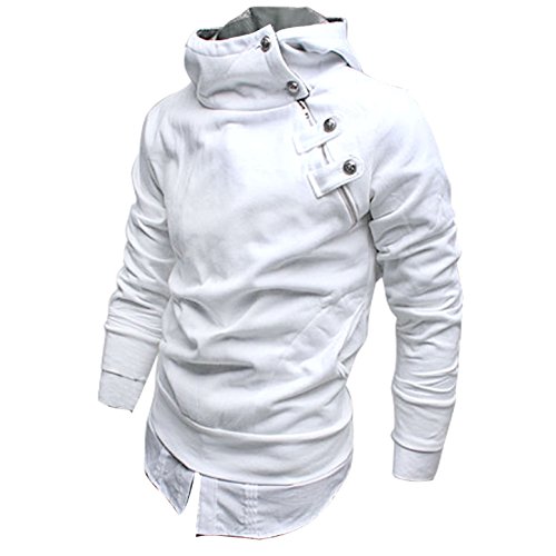 TOOGOO(R) Stylish Korea Mens Slim Fit Top Designed Hoodie Coat Sweatershirt
