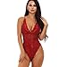 Produktbild Damen Dessous Weihnachten Luckycat  Frauen Sling Unterwäsche Temptation Lace Pyjamas Volltonfarbe Jumpsuit Nachtwäsche Unterwäsche Reizwäsche Dessous-Sets