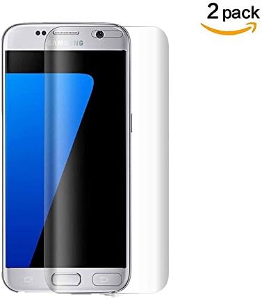Jeffica Glass for Galaxy S4 Edge [2 Pieces] Anti Air Bubble Screen Protecting Film 0.22 mm Tempered Glass Film for Galaxy S6 Edge 9H Hardness, Anti Scratch, Removable Skin