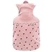 Produktbild SUPERLOVE Water Injection Hot Water Bag,Cute Printed Plush Hand Warmer 500ml Water Injection Warm Heater Bag for Hand Feet Belly Warmer