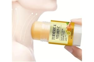 SOELEGANT Neck Cream, Turmeric & Vitamin C Face & Neck Tightening Cream Stick, Neck Firming Cream, Smoothes Wrinkles Skin Tightening and Repair Cream for Reduce Double, Moisturizing Erase Fine Lines,Firming