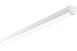 BETTA LIGHTING LED Linear Batten Light Fitting - 4ft 120cm LED Batten - Energy Saving - Instant Start-Up - Flicker Free - 3 Way Fast Fix Terminal Block - Cool White 4000K - 5000 Lumens - IP20 Indoor Ceiling Light