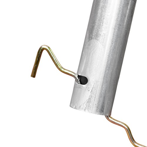 Schaukelgestell aus Stahl, sehr stabil, mit Brettschaukel, Maße: 200x162cm, Schaukel aus PE-Material, 4 Bodenanker, UV-geschützt, Izzy Sport - 8