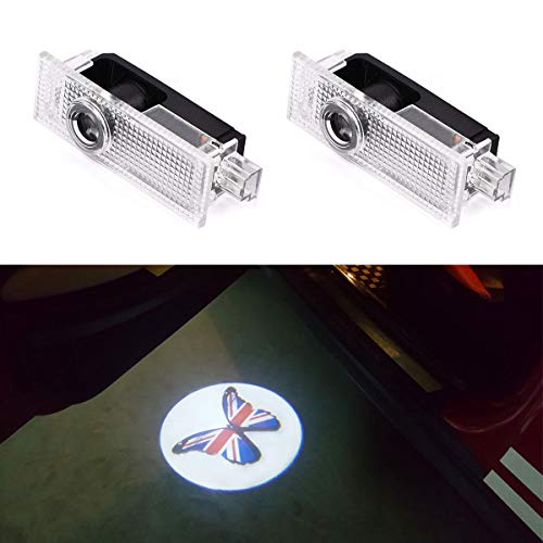 YiRAN 2 × LED Car Door Welcome Light Courtesy Ghost Shadow Logo Projector Lights