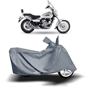Cover Lab - Bajaj Avenger Cruise 220 New BS6 100% Waterproof - Dust Proof - Full Bike Scooty Two Wheeler Body Cover for Bajaj Avenger Cruise 220 (Life Time Grey)