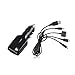 Produktbild Playfect Kfz-Ladegerät, USB-Kabel, Multi-Tisch mit 6-in - 1, für Klassik/PSP, Nintendo DS