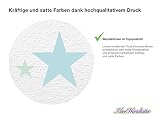 I-love-Wandtattoo WAS-10454 Kinderzimmer Wandsticker Set „Pastell Sterne in tollen Blau und Grün Farbtönen“ 25 Stück Sternenhimmel zum Kleben Wandtattoo Wandaufkleber Sticker Wanddeko - 3
