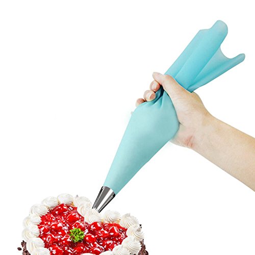 Kootek 42 Spritztüllen Set mit 2 Spritzbeutel Set & 2 Kupplung für Pralinen, Kuchen, Plätzchen, Keksen und Torten Deko Decorating Tools aus Edelstahl - 8