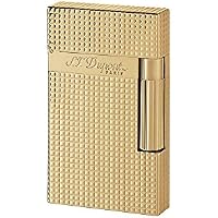 New S.T. Dupont 16284 Gold Line 2 Lighter Iconic Diamond Head Pattern 1.5 Mm