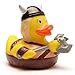 Produktbild Wikinger Frau Quietscheente I Badeente I Duckshop I L: 8,5 cm