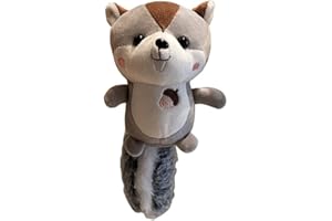 LALUERCK Giocattolo di peluche scoiattolo Giocattoli di peluche scoiattolo Regali di compleanno per ragazze e ragazzi Peluche scoiattolo Regali di compleanno per ragazze e ragazzi Scoiattolo Peluche Bambola