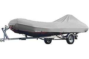 HMLOPX Inflatable Boat Cover, Marine Grade Oxford Fabric Waterproof Uv Resistant Inflatable Rib Boat/Dinghy Cover (Color : 520 * 94 * 46cm)