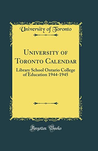 amazon-in-buy-university-of-toronto-calendar-library-school-ontario