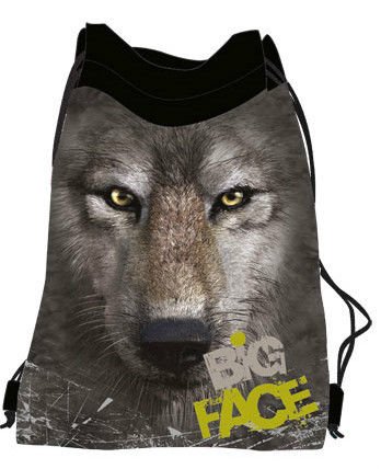 Preisvergleich Produktbild The Mountain Big Face Wolf Sportbeutel, Schwimmtasche