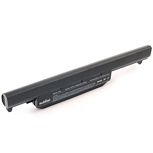 subtel® Akku für Asus F75 A55 K55 X75 F55 R500 X55 R700 R704 K75 P55 R503 A45 A75 A85 E45 E55 F45 K45 P45 Pro45 Pro55 Q500 Q506 Q56 R400 R403 R506 U57 X45 series – 4400mAh Ersatzakku ASUS A32-K55 A33-K55 A41-K55 - 2