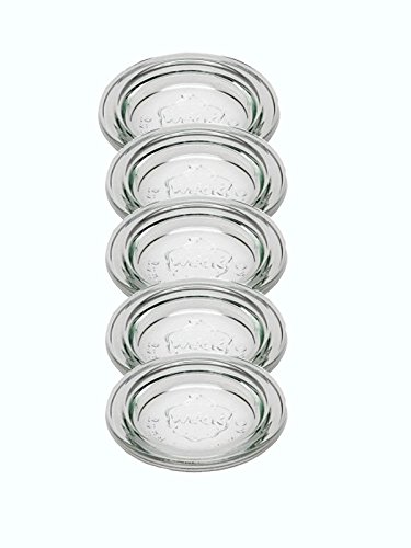 8er Set Weck Gläser 220 ml Tulpengläser inkl 8 Frischhaltedeckel Einkochringe Klammern Glasdeckel Einmachgläser Sturzgläser Weckgläser - 5