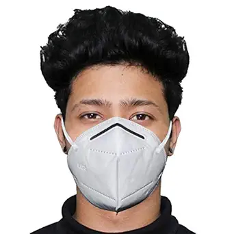 ORILEY K-N95 5 Layer Face Mask with Nose Pin Bacterial Filtration Efficiency(BFE)?98%, FDA-Approved Certified by CE, ISO & GMP (2 Pcs)