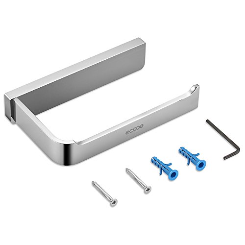 Ecooe Toilettenpapierhalter Wandhalter für Badzimmer WC Papierhalter Hochwertiger Küchenrollenhalter aus Kupferlegierung - 4