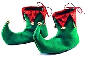 Robelli Christmas Fancy Dress Pointed Elf Shoes Cover Costume Accessory (1)