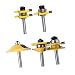 Produktbild Sharplace Lock Miter + Groove Router Bit Set, 8mm Schaft Fräser für Oberfräser