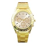 Uhren, Voberry Tachymeter Steel Watch Six Pin Uhren Quarz Herrenuhr (A)