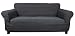 Produktbild Stretchhusse (schwarz-grau) hussen für sofa 3 sitzer - sofahusse