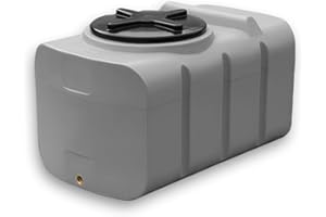 Varile 180L Trinkwassertank | BPA-Frei | integriertes 3/4" Messinggewinde | Made in EU | Lebensmittelgeeignet (Grau)