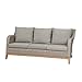 Produktbild Siena Garden Lounge 3er Sofa Almada, 79x177x81cm, Gestell: Aluminium, Fläche: Gardino-Geflecht in oak-grey, FSC 100%, Kissenbezug aus Polyester in beige