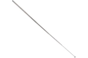 KIMISS Antenna Telecomandata Per Auto Roberts Radio Sostituzione Argento Acciaio Inox + Ottone Antenna Telescopica M3 Filettatura Maschio 5 Sezioni Per Tv Giocattolo Elettrico Lampada Vcd