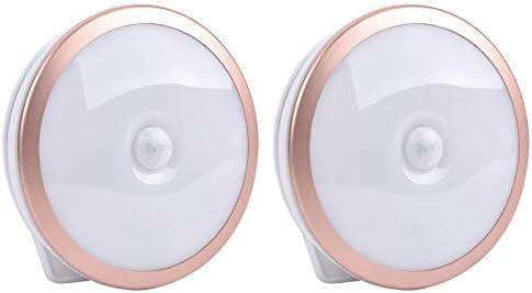 Motion Sensor Night Light, Findyouled USB Rechargeable 6 LED Wall Lamp for Under Cabinet Closet Cupboard Camping - Stick Anywhere with Magnetic