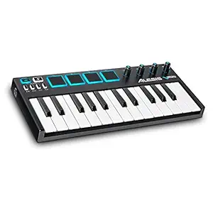 Alesis V-Mini | Portable 25-Key USB-MIDI Keyboard Controller with Pads, and Pro Software Suite featuring ProTools | First Included