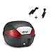 Produktbild Topcase Set Aprilia Scarabeo 300 09-12 Givi Monolock B29N, 29 Liter, schwarz
