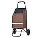 Produktbild LXY Leben Einkaufswagen Falten Einkaufswagen Trolley Auto Alten Kleinen Anhänger Tragbaren Trolley Fahrer Schieben Gepäckwagen Handwagen