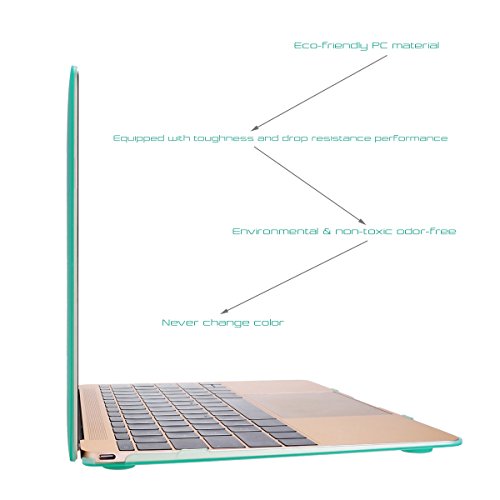 Elegantes und leichtes Cover Ultra Dünn Schutz Hülle Case Cover Schutzabdeckung Hardcase Notebook Hülle Hartschale Etui für Apple Macbook Pro 13.3 Zoll(Modellnummer:A1278/101/700) in grün (Passt nicht für Macbook Pro mit Retina Display) - 4