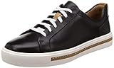 Leder Clarks Damen Un Maui Lace Sneaker, Schwarz Black Leather, 39 EU