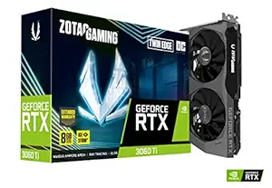 ZOTAC Gaming GeForce RTX 3060 Ti Twin Edge OC LHR 8GB GDDR6 256-bit 14 Gbps PCIE 4.0 Gaming Graphics Card, IceStorm 2.0 Advanced Cooling, Active Fan Control, Freeze Fan Stop ZT-A30610H-10MLHR