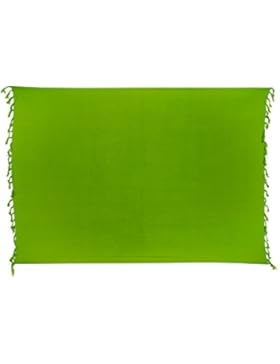 Riesen Auswahl - Sarong Pareo Wickelrock Strandtuch Tuch Wickeltuch Handtuch - Blickdicht - Einfarbig Handgefertigt...