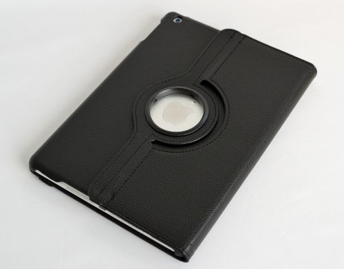 inShang Hülle für Apple iPad air ipad 5 ipad air1 ipad air (2013-2014 released), Edles PU Leder Tasche Hülle Skins Etui Schutzhülle Ständer Smart Case Cover für Tablet iPad air 1, Super Automatische Einschlaf-/Aufwach funktion, 360 Grad rotierende Schutzhülle mit Standfunktion + inShang Logo hochwertigen Stylus Eingabestift Stift - 5