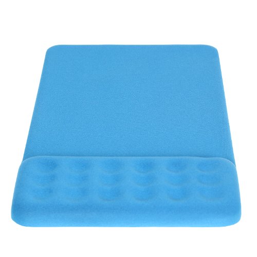 HIMRY Handgelenkauflage Mouse pad mit Gel Handgelenkunterlage Mouse pad mit Gel, Gel Mauspad, Textil, Azurblau, KXC5101 azure - 4