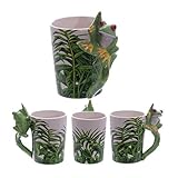 Puckator - Taza con asa en Forma de Rana (cerámica), diseño de Jungla